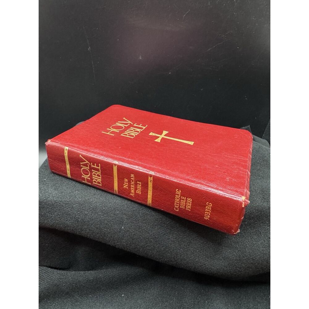 New American Bible Catholic Bible 9033BG Red Book Small Bonded Leather